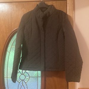 Brown quilted jacket